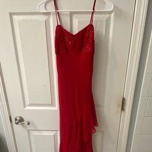 7/8 Red Faviana Dress